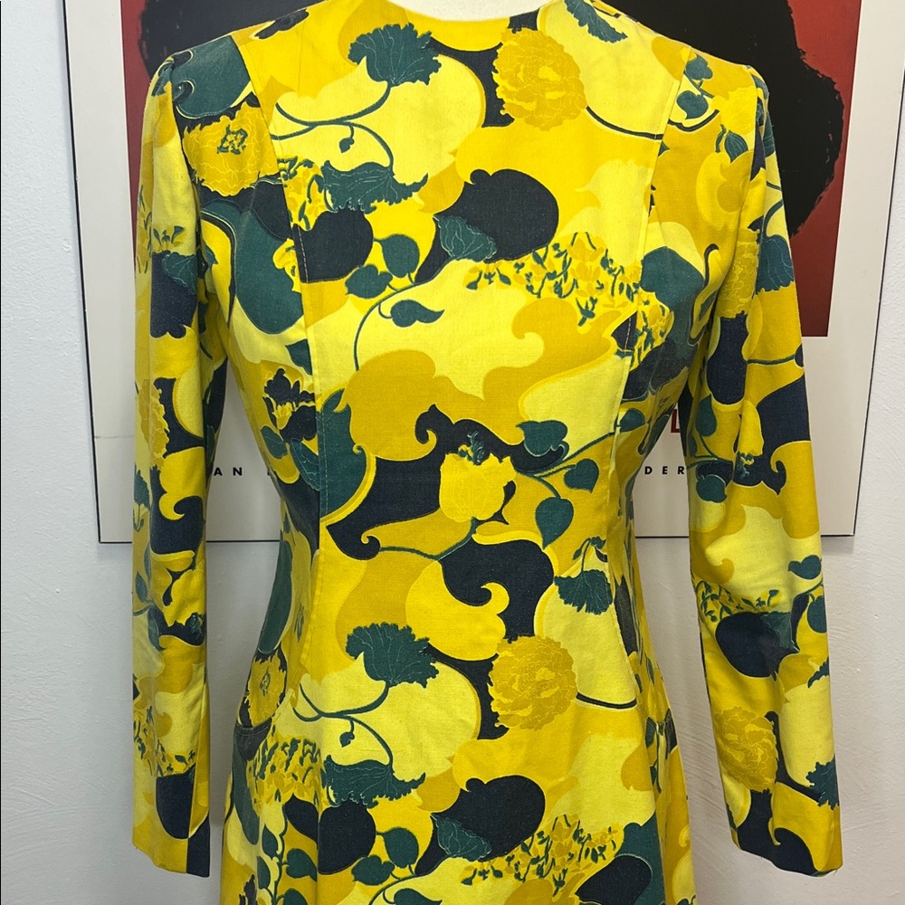 60’s Long Sleeve Mini Mod Dress - Picture 3 of 15